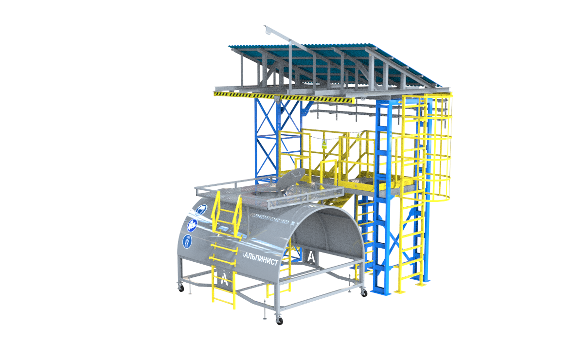 Учебно-тренировочный полигон (комплекс)  Альпинист-01-03-8.